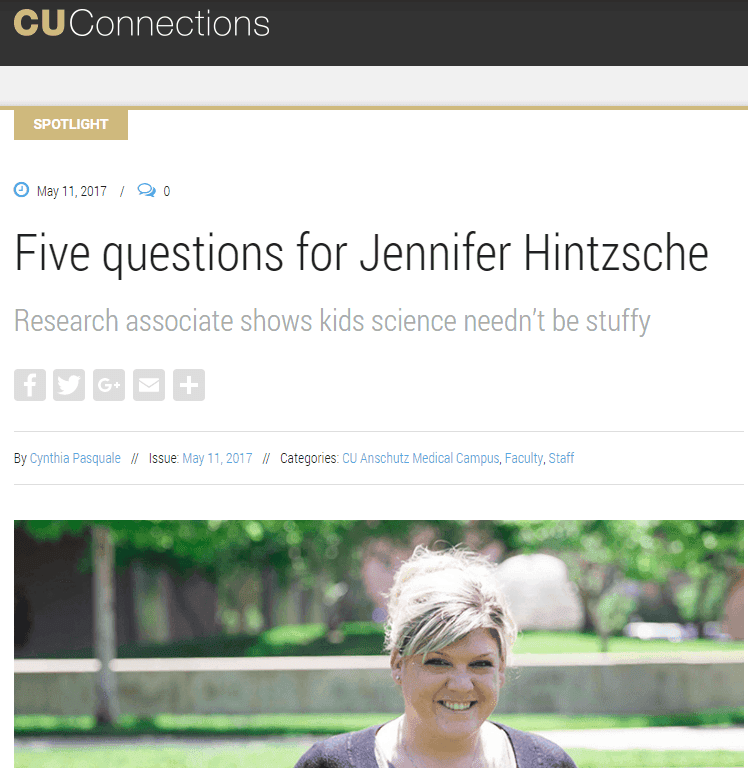 Five Questions for Jennifer